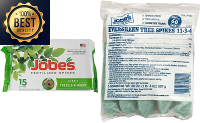 #ad Jobe’S 01660 Fertilizer Spikes Tree amp; Shrubs Includes 15 Spikes 12 Ounces $27.19