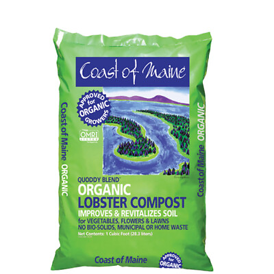 Coast of Maine Q1 Quoddy Blend Organic Lobster Compost Soil 1 cf $22.10