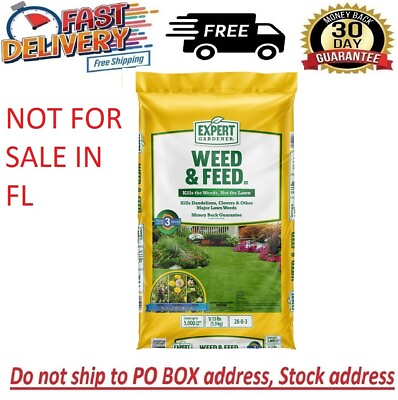 #ad Expert Gardener Weed and Feed Fertilizer 28 0 3 13.2 lb. Up to 5000 Sq. Ft NEW $23.74